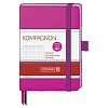 Блокнот Brunnen Компаньон Colour Code, на резинке, линейка, 80 гр/м2, 9.5 х 12.8 см, 96 листов Розовый-1